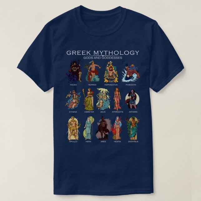 Grekisk mytologi t shirt (Design framsida)
