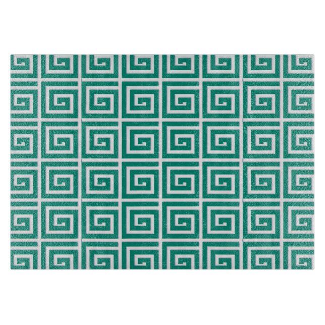 Grekisk Nyckel-design - tejp och vitt (Framsidan)