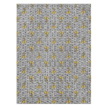 Grekisk nyckel firande skål - Guld, Svart & Vitt