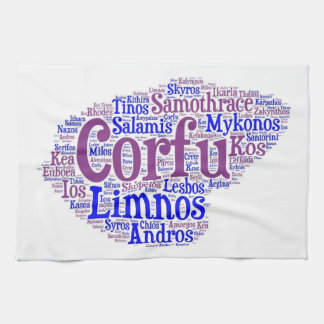 Grekisk ökökshandduk kökshandduk