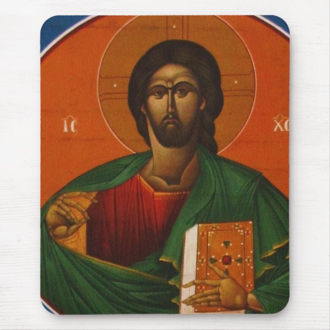 GREKISK ORTODOX SYMBOLSJESUS KRISTUS MUSMATTA (Framsidan)