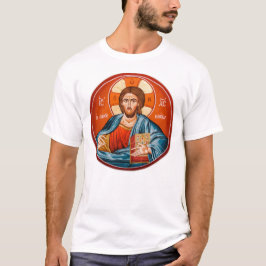 Grekisk ortodox T-tröja för Jesus Tee Shirt