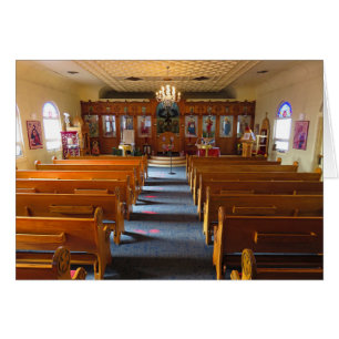 Grekisk ortodoxkyrka hälsningskort