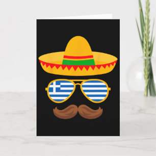 Grekisk påsk Sungles Cinco De Mayo Mexikanska Barn Kort