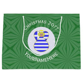 Grekisk Personlig för Blonde Angel-Flagga