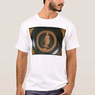 Grekisk röd-figur kopp som visar guden Hermes Tee