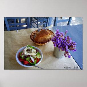 Grekisk sallad poster