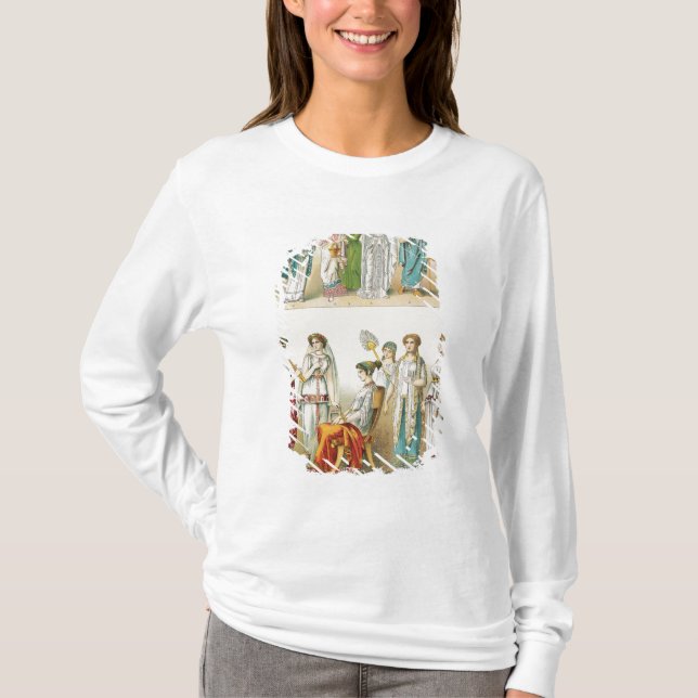 Grekisk scenisk klänning tee shirt (Framsida)