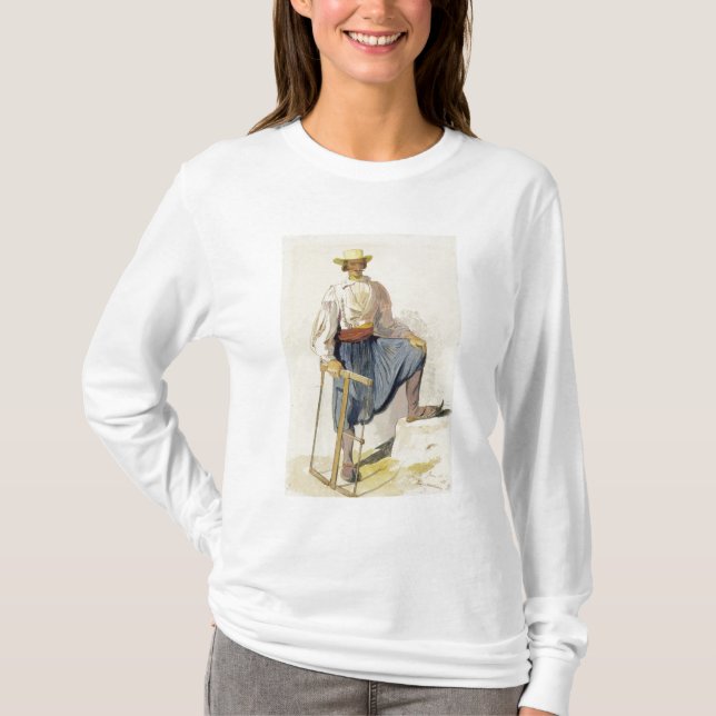 Grekisk skogshuggare, 13 Juni 1856 (skriva, bläck Tee (Framsida)