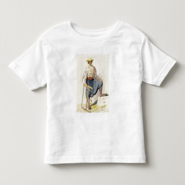 Grekisk skogshuggare, 13 Juni 1856 (skriva, bläck Tee Shirt (Framsida)