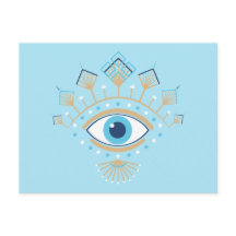 Grekisk skyddssymbol för Evil Öga, dekorerad