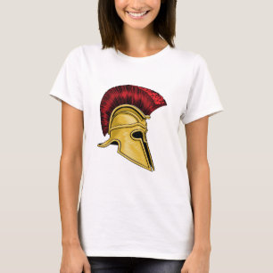 Grekisk spartan Gladiator Warrior Helmet T Shirt