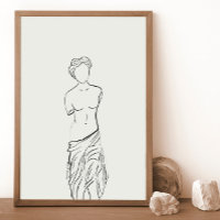 Grekisk status, konst Poster