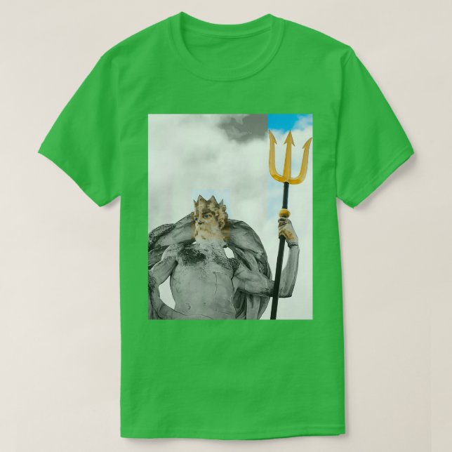 Grekisk staty Zeus T Shirt (Design framsida)