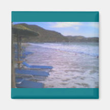 Grekisk strand Fridge magnet