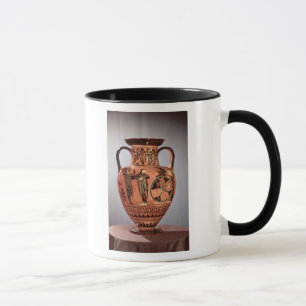 Grekisk svart-figur amphora mugg