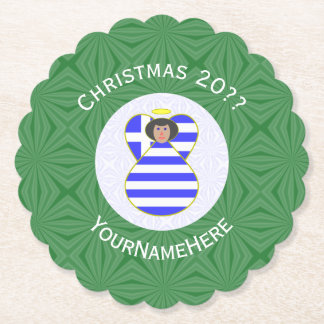 Grekisk svart, hårfärgad, geljullagisk Flagga, per Underlägg Papper