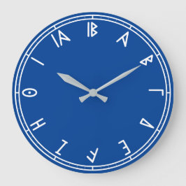 Grekisk tid - klocka med grekiska siffror