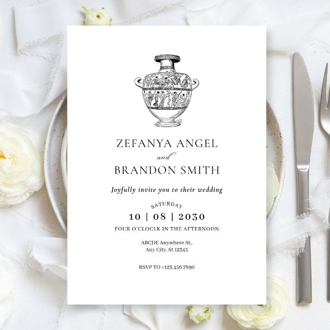 Grekisk vas konst från äldre tid inbjudningar (Skapare uppladdad)