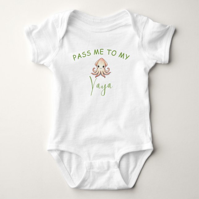 Grekisk Yaya Baby Tröja (Framsida)