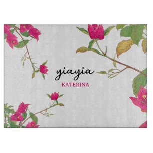Grekisk Yiayia Grekisk mormor Bougainvillea
