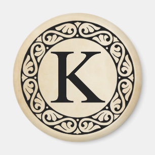 Grekiska Alfabet Brev Kappa Magnet