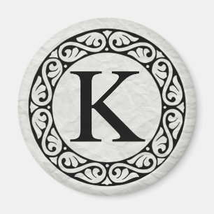 Grekiska Alfabet Brev Kappa Magnet