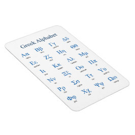 Grekiska alfabet magnet