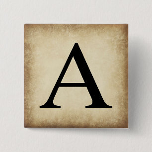 Grekiska Alphabet Brev Alpha Knapp