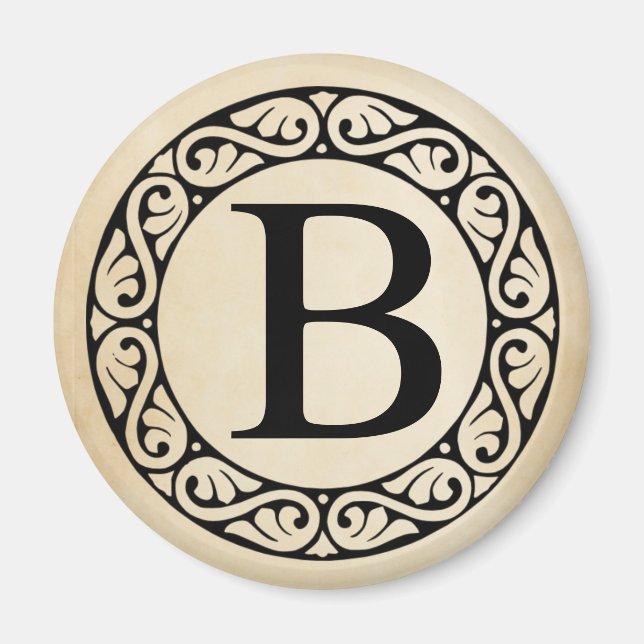 Grekiska Alphabet Brev Beta Magnet (Framsidan)