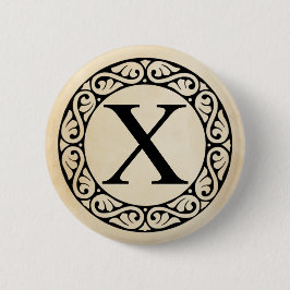 Grekiska Alphabet Brev Chi Knapp