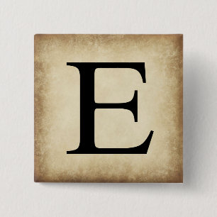 Grekiska Alphabet Brev Epsilon Knapp