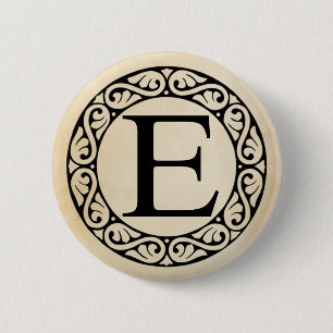 Grekiska Alphabet Brev Epsilon Knapp