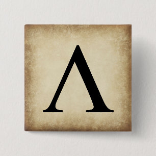 Grekiska Alphabet Brev Lambda Knapp