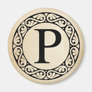 Grekiska Alphabet Brev Rho Magnet