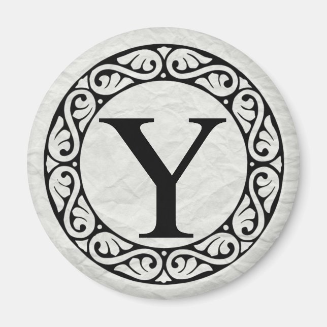 Grekiska Alphabet Brev Upsilon Magnet (Framsidan)