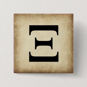 Grekiska Alphabet Brev Xi Knapp