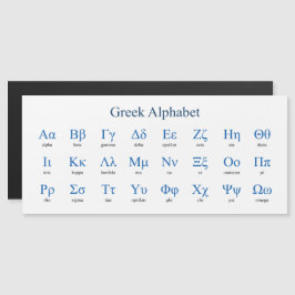Grekiska Alphabet Narrow-Vågrät