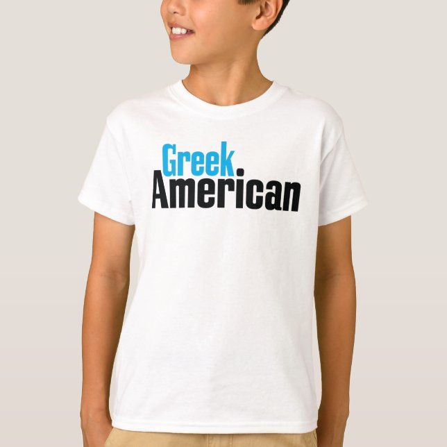 Grekiska amerikanska t shirt (Framsida)