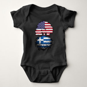 Grekiska amerikanska USA Förenta Stater Amerika T Shirt