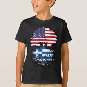 Grekiska amerikanska USA Förenta Stater Amerika T Shirt