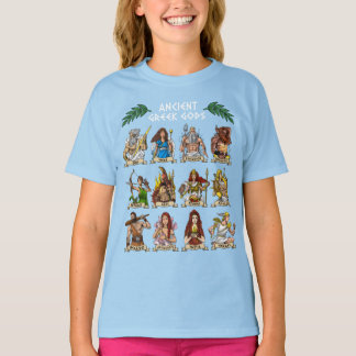 Grekiska antika gudar t shirt