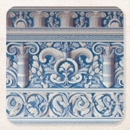 Grekiska antika underlägg papper kvadrat