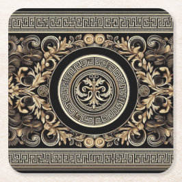 Grekiska antika underlägg papper kvadrat