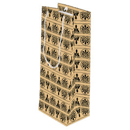 Grekiska Arabesque Mediterranean Mönster Brown