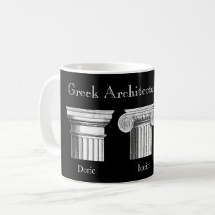 Grekiska arkitekturorder: Kolumnhuvudstäder Kaffemugg