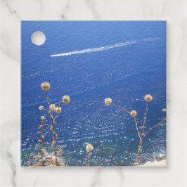 Grekiska blåsjön gåvor etiketter