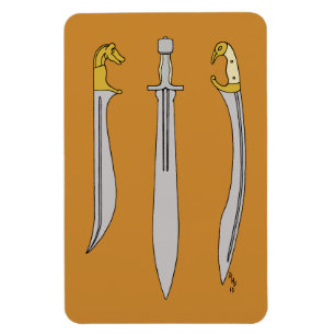 Grekiska blyblad magnet
