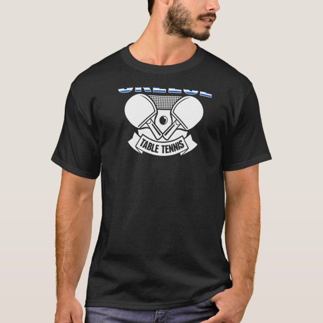 Grekiska Bord Tennis Support Grekiska ping Pong Te T Shirt (Framsida)