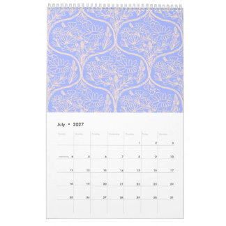 Grekiska botaniska mönster & scener kalender